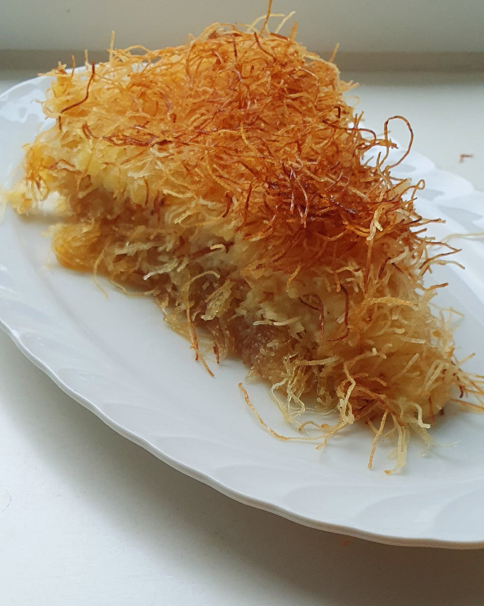 Galaktompoureko kantaifi – Kataifi Rezept mit griechischer Grießcreme ...