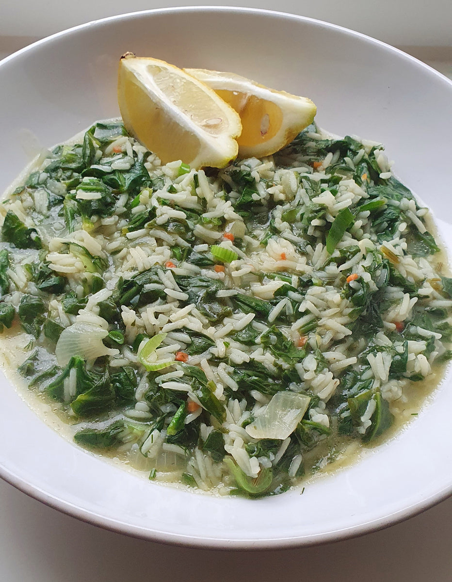 Spanakorizo – Griechischer Spinatreis – KALOUDIA Spanakorizo – Griechischer Spinatreis – KALOUDIA